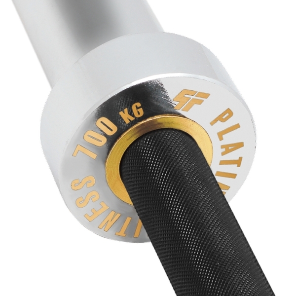 50 mm olimpinis grifas Professional Power 220 cm + spaustuvai 50 mm olimpinis grifas Professional Power 220 cm + spaustuvai