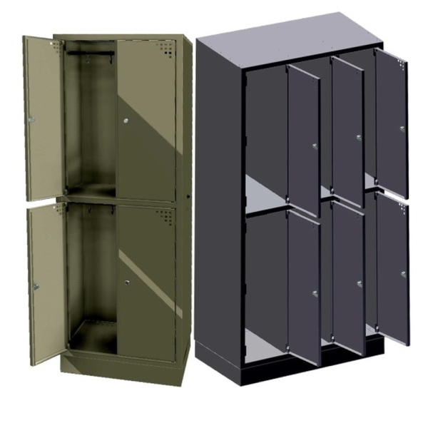 Drabužinė ir spintelė, 2 spintelės (SM-30-2S) Drabužinė ir spintelė, 2 spintelės (SM-30-2S)