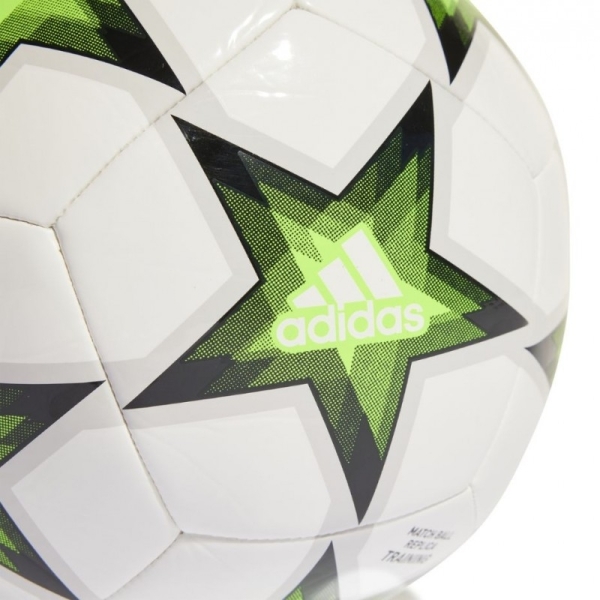 Adidas Finale Club futbolo kamuolys, 4 dydžio, baltos ir žalios spalvos