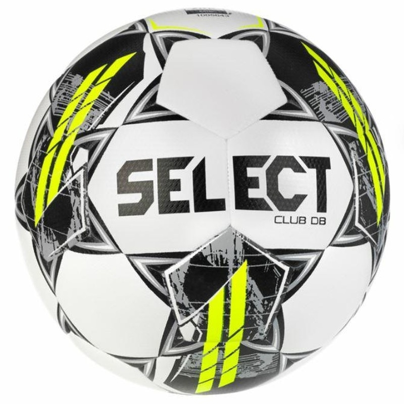 Select Club DB futbolo kamuolys, 5 dydžio, baltos/pilkos/švino spalvos