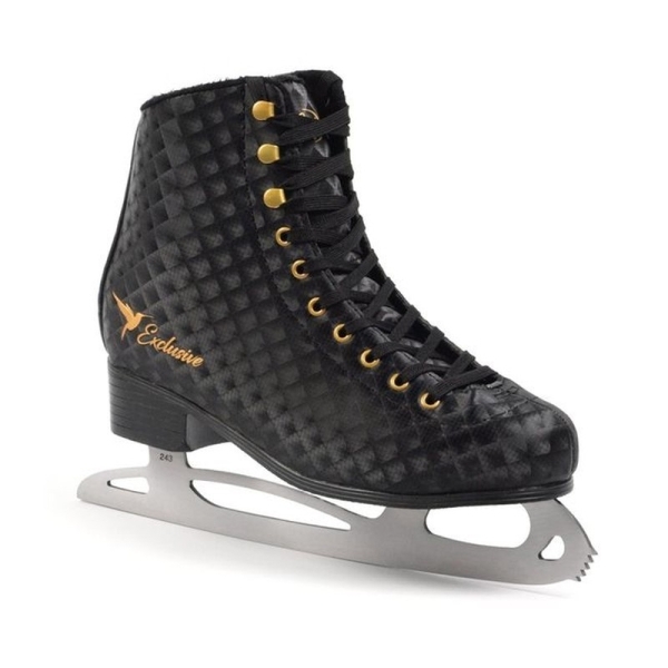 SMJ sport Exclusive figūrinės pačiūžos juodos spalvos, 37 dydis SMJ sport Exclusive figūrinės pačiūžos juodos spalvos, 37 dydis