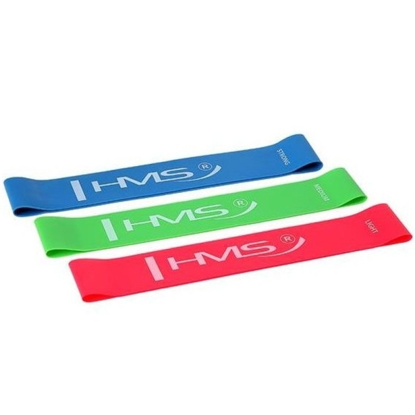 HMS GU04 plonas pratimų gumos rinkinys HMS GU04 plonas pratimų gumos rinkinys