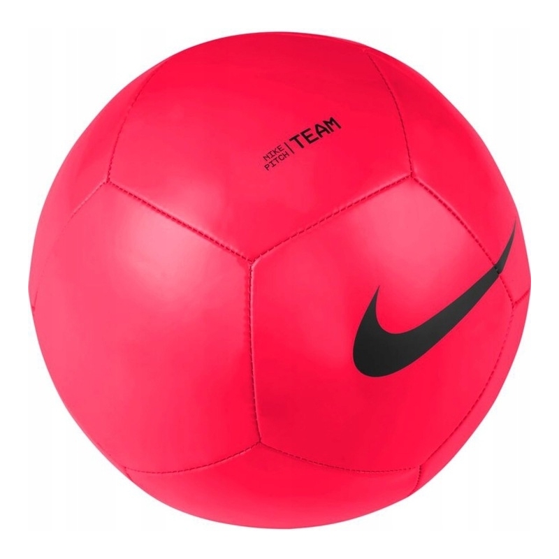Nike Pitch Team futbolo kamuolys, 5 dydžio, raudonos spalvos