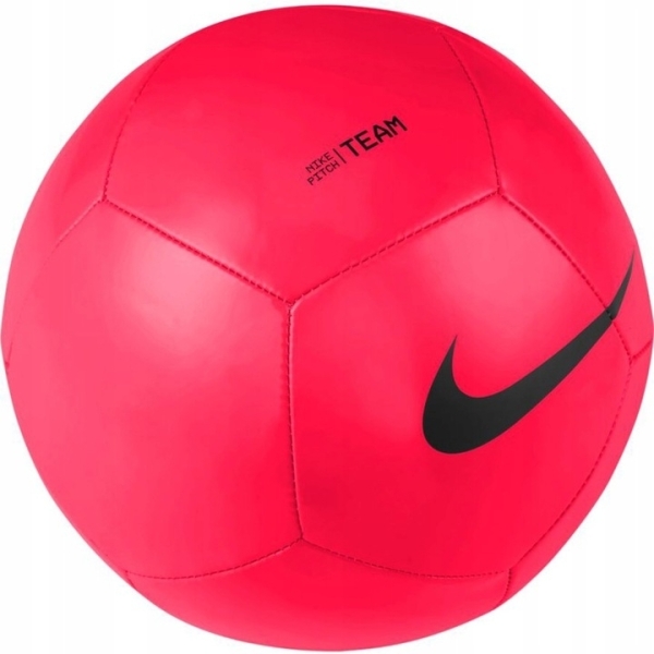 Nike Pitch Team futbolo kamuolys, 5 dydžio, raudonos spalvos