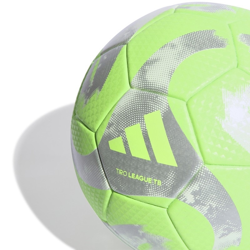 Adidas Tiro League TB futbolo kamuolys, 5 dydis, žalia/sidabrinė spalva