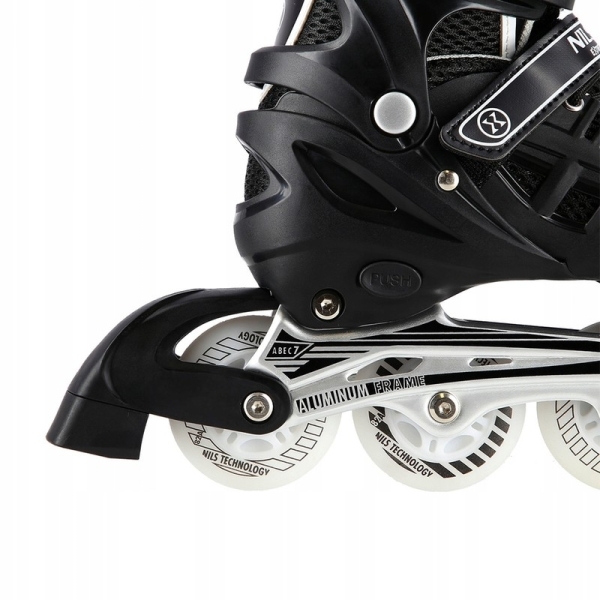 A-l riedučiai, Nils Extreme 4-in-1 LED, NH10905, dydis (S) 31-34, juodos spalvos