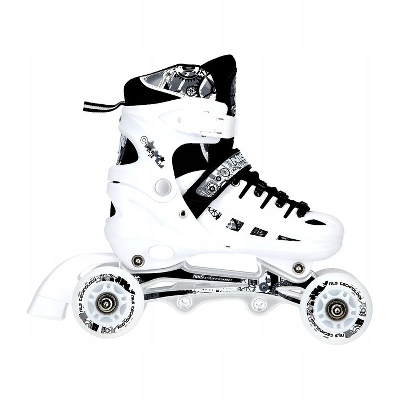 A-l riedučiai, Nils Extreme 4-in-1 LED, NH10905, dydis (S) 31-34, baltos spalvos