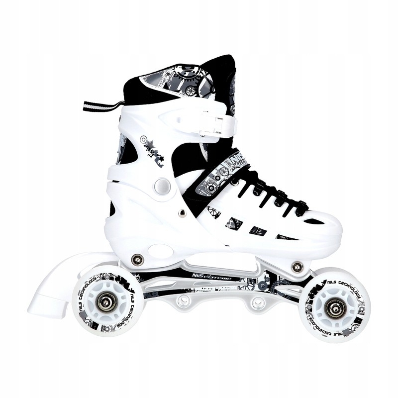 A-l riedučiai, Nils Extreme 4-in-1 LED, NH10905, dydis (S) 31-34, baltos spalvos