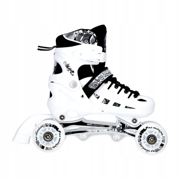 A-l riedučiai, Nils Extreme 4-in-1 LED, NH10905, dydis (S) 31-34, baltos spalvos