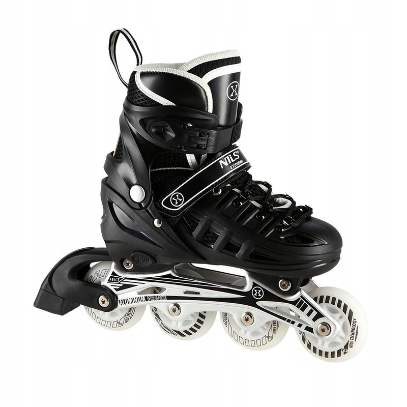 A-l riedučiai, Nils Extreme 4-in-1 LED, NH10905, dydis (M) 35-38, juodos spalvos