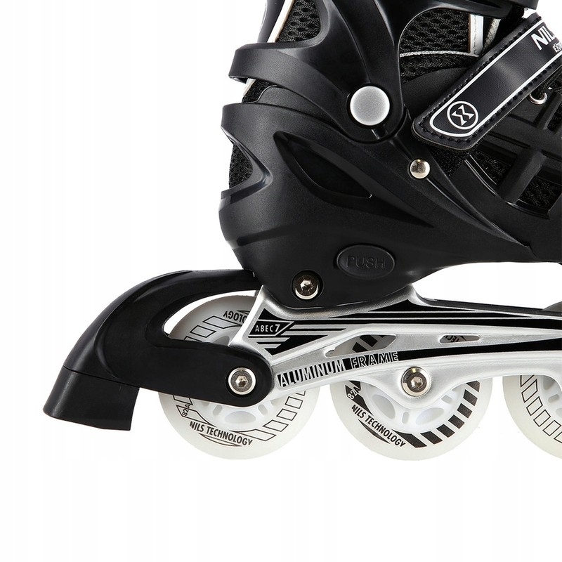 A-l riedučiai, Nils Extreme 4-in-1 LED, NH10905, dydis (M) 35-38, juodos spalvos