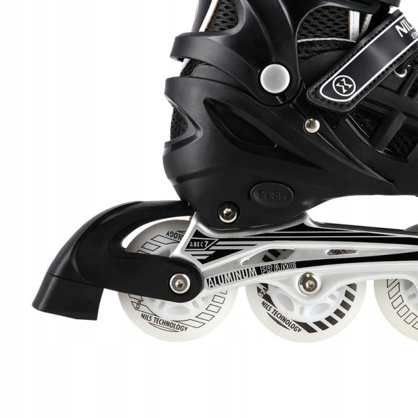 A-l riedučiai, Nils Extreme 4-in-1 LED, NH10905, dydis (M) 35-38, juodos spalvos