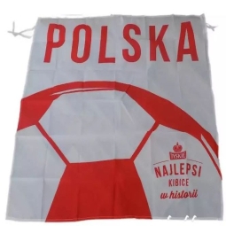 Vėliava 100 x 100 cm, raudonos ir baltos spalvų