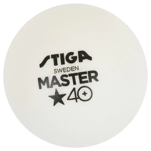 "Stiga Master" stalo teniso kamuoliukas baltas "Stiga Master" stalo teniso kamuoliukas baltas