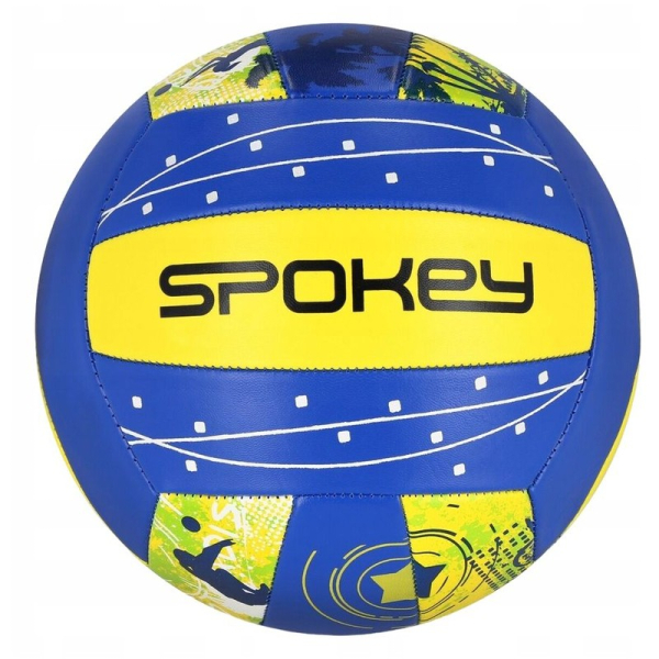 "Spokey Libero" tinklinio kamuolys, 5 dydžio, geltonai mėlynos spalvos "Spokey Libero" tinklinio kamuolys, 5 dydžio, geltonai mėlynos spalvos