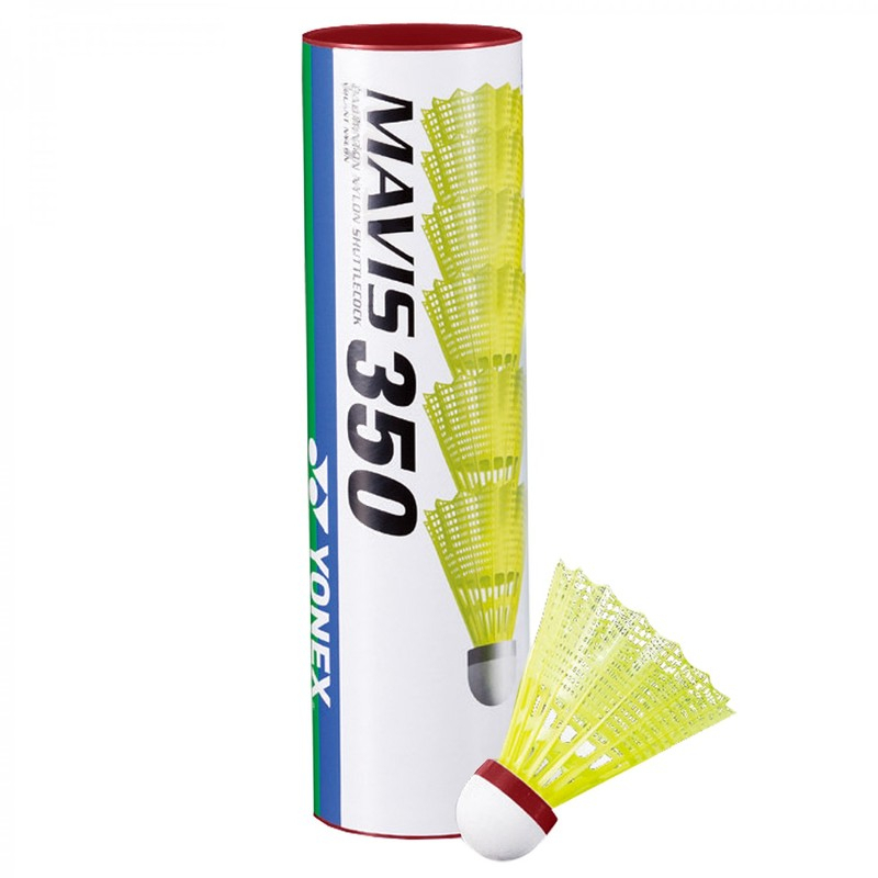 Yonex Mavis 350 badmintono kamuoliukas, nailonas, geltonas