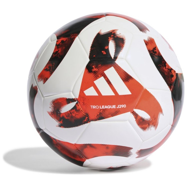Adidas futbolo kamuolys, Tiro League J290, 5 dydis, raudonos ir baltos spalvos Adidas futbolo kamuolys, Tiro League J290, 5 dydis, raudonos ir baltos spalvos