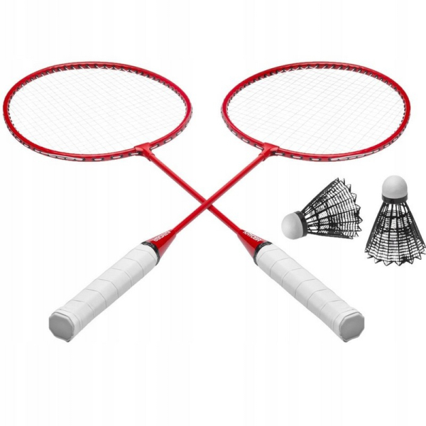 Kayoba badmintono rinkinys - tinklas, raketės rinkinys su eleronu