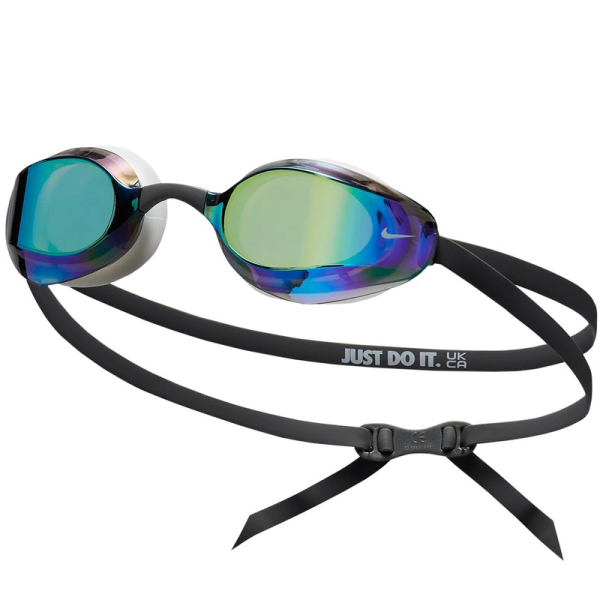 "Nike Vapor Mirrored Goggle" plaukimo akiniai, baltos-geltonos-violetinės spalvos "Nike Vapor Mirrored Goggle" plaukimo akiniai, baltos-geltonos-violetinės spalvos