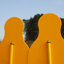 Fiksuota futbolo treniruočių sienelė (5 figūros), "Pro-soft" - minkšta