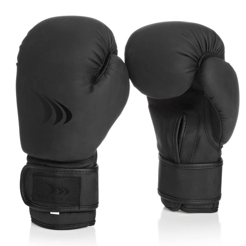 Yakimasport bokso pirštinės, 100509, 12 dydžio, juodos spalvos