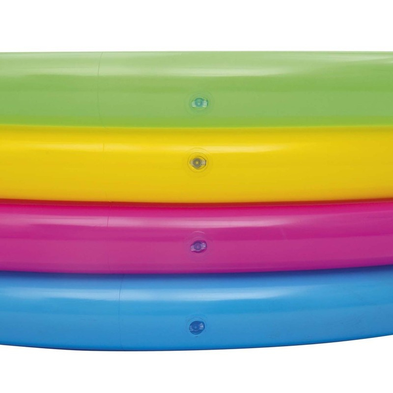 Vaivorykštinis pripučiamas baseinas 157 x 46 cm Bestway 51117