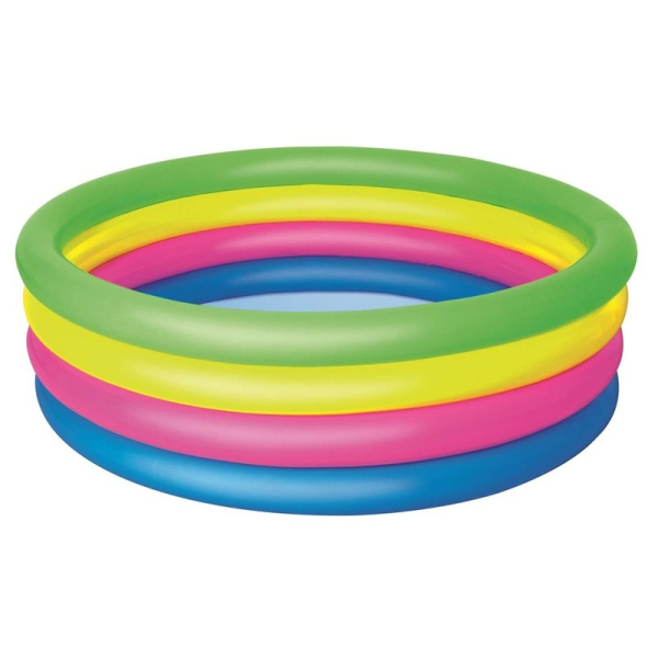 Vaivorykštinis pripučiamas baseinas 157 x 46 cm Bestway 51117 Vaivorykštinis pripučiamas baseinas 157 x 46 cm Bestway 51117