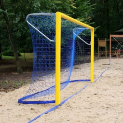 Paplūdimio futbolo tinklas 5,50 x 2,20 m, PP 3 mm, gylis 80/80 cm, 400 g svorio