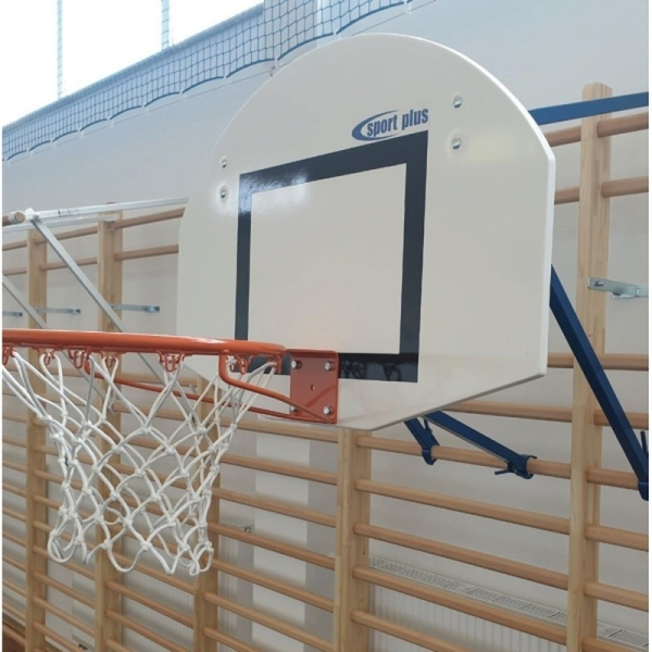 Krepšinio rinkinys, pakabintas ant gimnastikos kopėčių, su "MiniStreetBall" 90 x 70 cm galine lenta Krepšinio rinkinys, pakabintas ant gimnastikos kopėčių, su "MiniStreetBall" 90 x 70 cm galine lenta