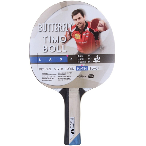Drugelio formos stalo teniso raketė Timo Boll Platin Drugelio formos stalo teniso raketė Timo Boll Platin