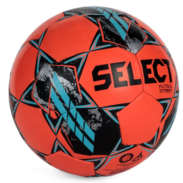 Select Futsal Street uždarų patalpų futbolo kamuolys, 4 dydžio, raudonas