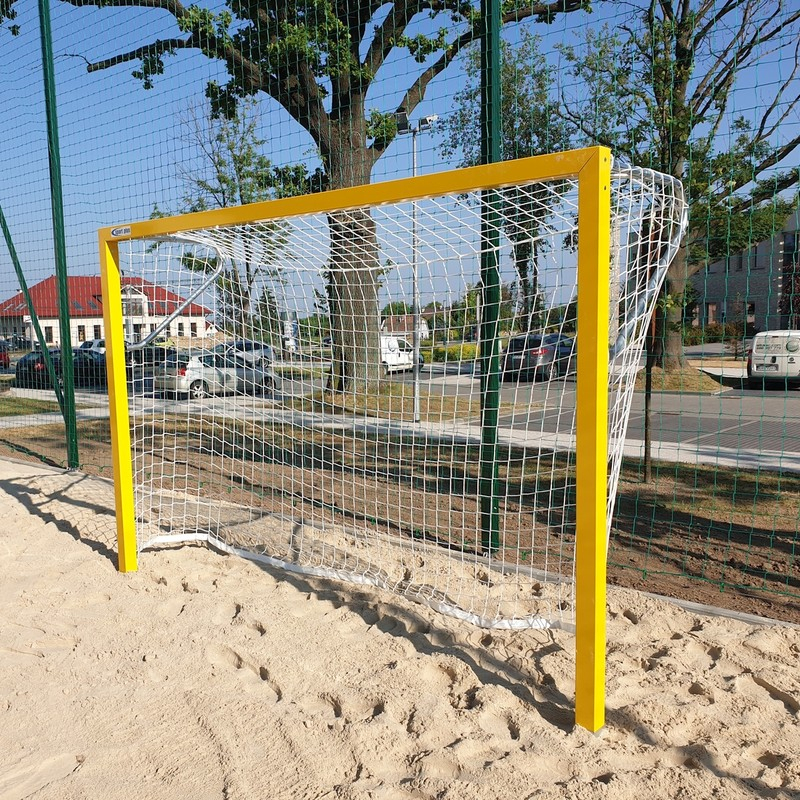PP4 paplūdimio rankinio tinklas, 3 x 2 m, gylis 80/80, su apatinio krašto svarmenimis