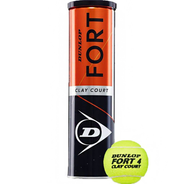 "Dunlop Fort Clay" teniso kamuoliukas "Dunlop Fort Clay" teniso kamuoliukas