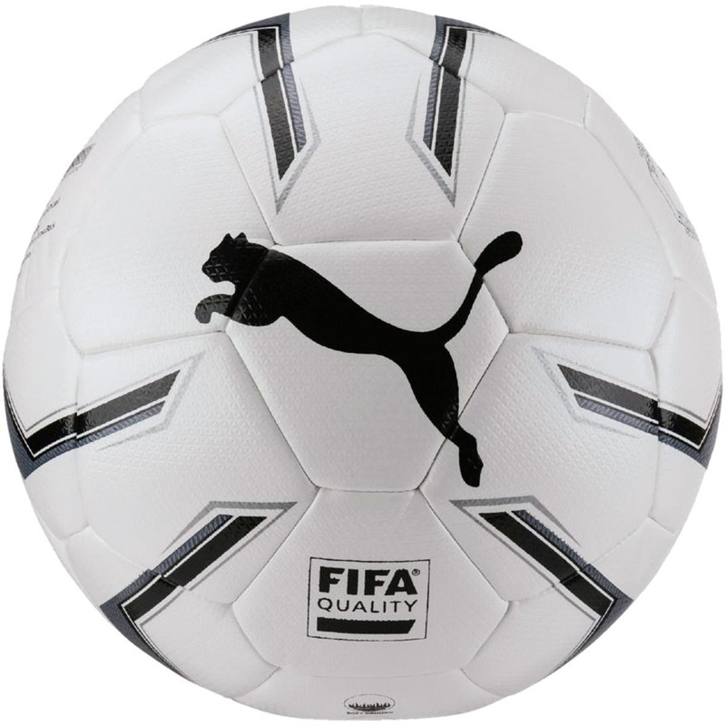Puma Elite 2.2 Fusion futbolo kamuolys, 5 dydžio, baltos-žalios-juodos spalvos