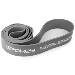 "Spokey" treniruočių guma 920958, atsparumas 25-40 kg, pilkos spalvos