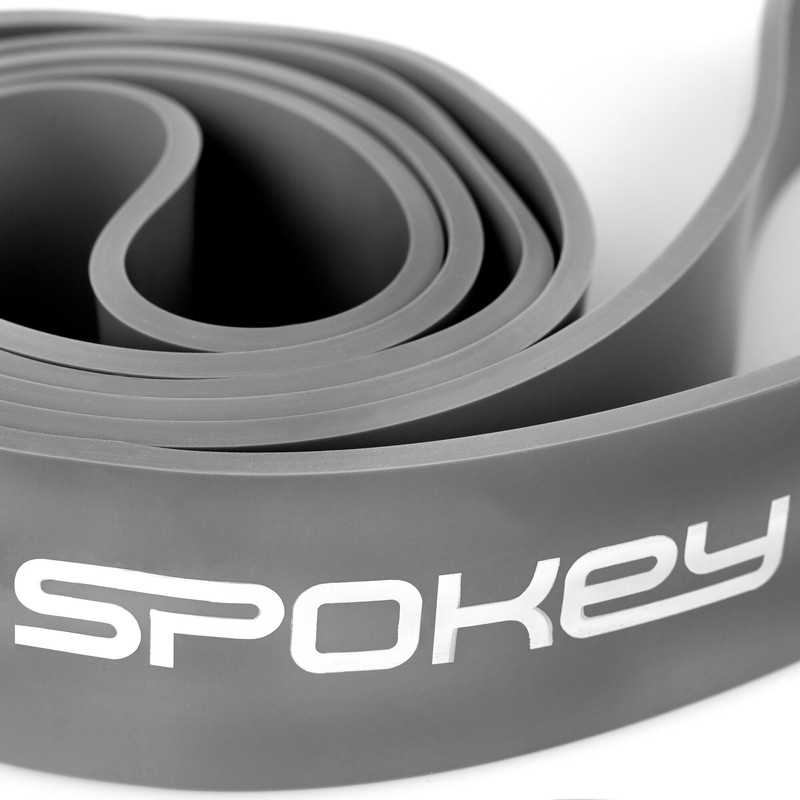 "Spokey" treniruočių guma 920958, atsparumas 25-40 kg, pilkos spalvos