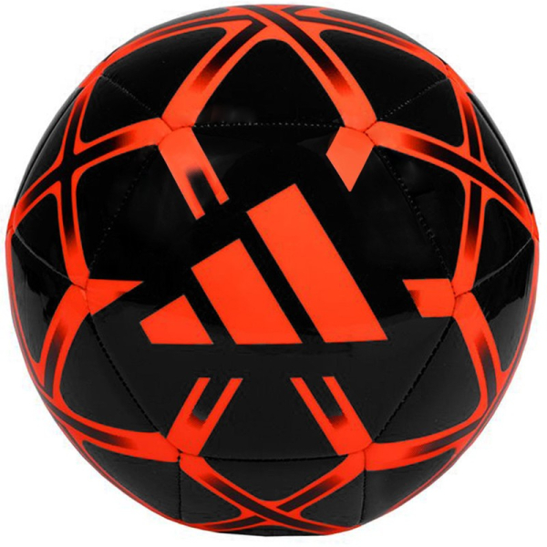 Adidas Starlancer Club futbolo kamuolys, 5 dydžio, juodai raudonos spalvos Adidas Starlancer Club futbolo kamuolys, 5 dydžio, juodai raudonos spalvos