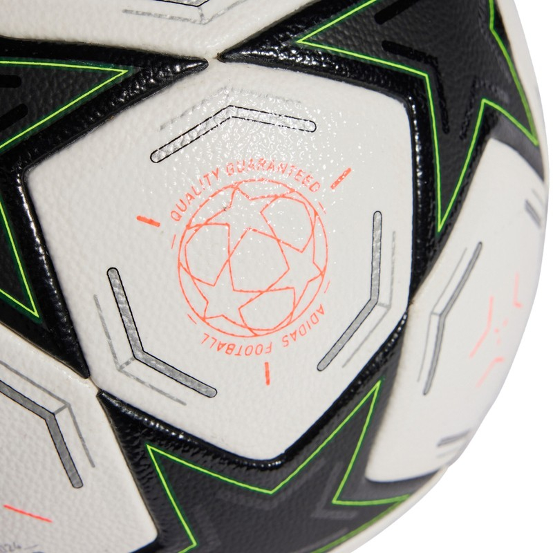 "Adidas UCL Competition" futbolo kamuolys, 5 dydžio, juodai baltas