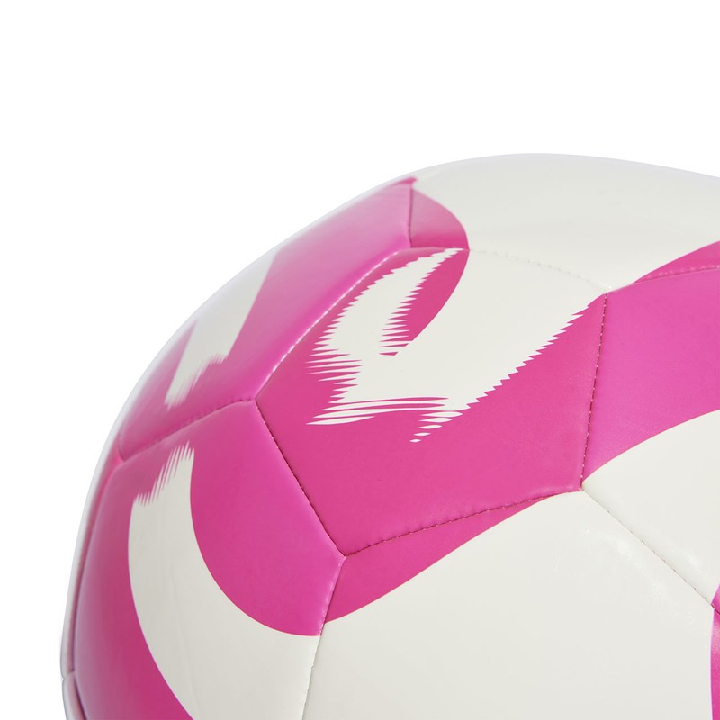 Adidas Tiro Club futbolo kamuolys, 5 dydžio, baltos ir rožinės spalvos