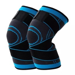 Kelio įtvaras su įtempimu, juodos spalvos