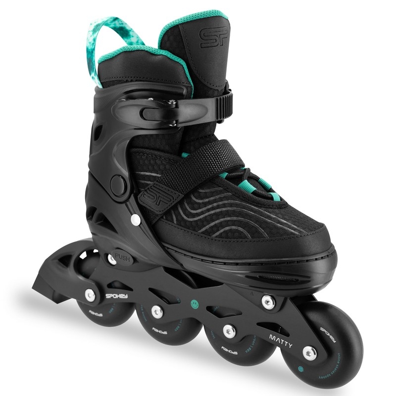 "Spokey" riedučiai, 4 in 1, Quattro 943453, 35-38 dydis, turkio spalvos