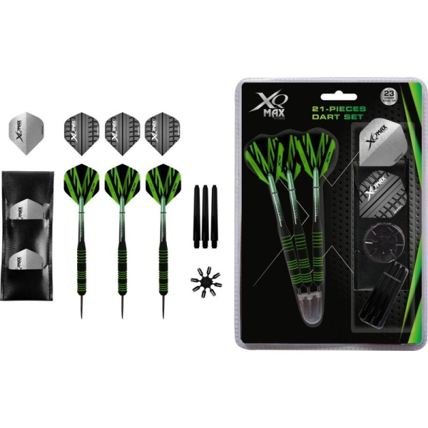 XQMAX metalinės strėlės (3 vnt. po 23 g) 21 dalių rinkinys XQMAX metalinės strėlės (3 vnt. po 23 g) 21 dalių rinkinys