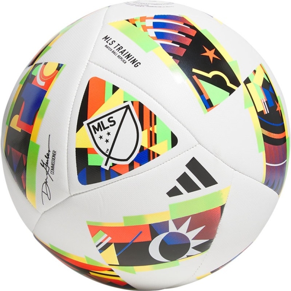 Adidas MLS treniruočių futbolo kamuolys, 5 dydžio, įvairiaspalvis