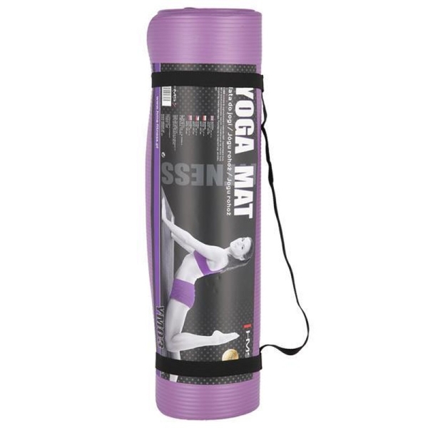 HMS YM03 fitneso kilimėlis, violetinės spalvos HMS YM03 fitneso kilimėlis, violetinės spalvos