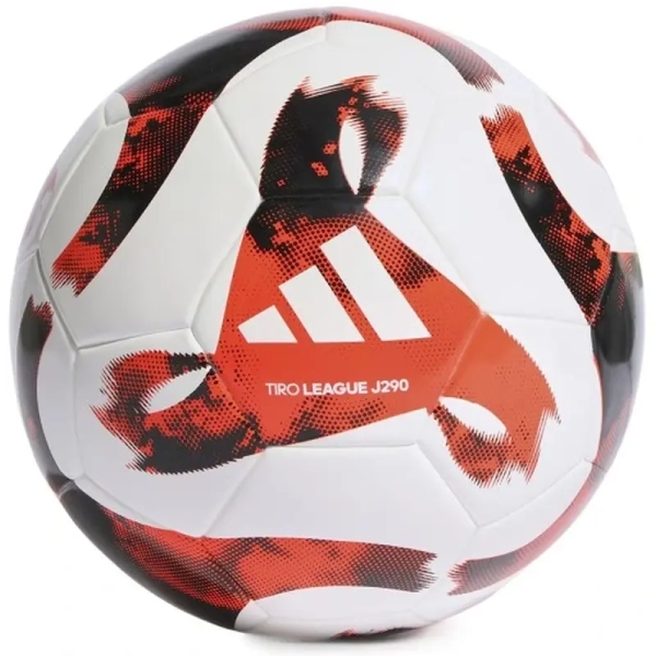 Adidas futbolo kamuolys, Tiro League J290, 4 dydis, raudonos ir baltos spalvos Adidas futbolo kamuolys, Tiro League J290, 4 dydis, raudonos ir baltos spalvos