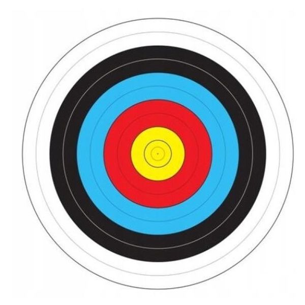48 cm skersmens popierinių taikinių rinkinys šaudymui iš lanko -10vnt.