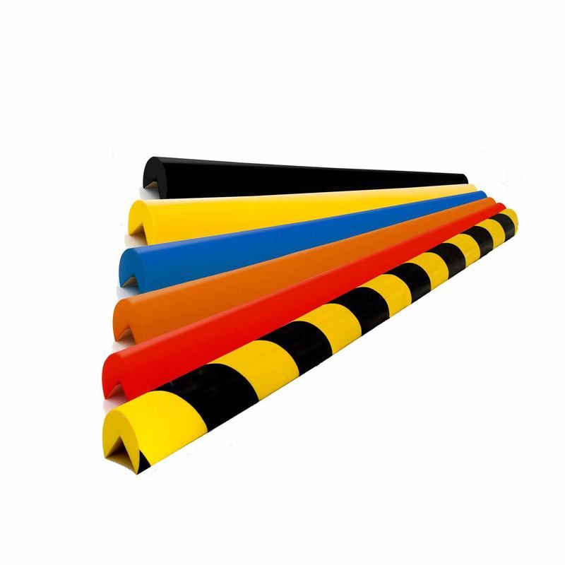 Kampų apsaugos buferis. Suapvalinta forma. Matmenys 1000 mm, fi 40 mm