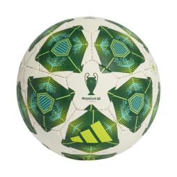 Adidas UCL Hard Ground futbolo kamuolys, 5 dydžio, baltos ir žalios spalvos