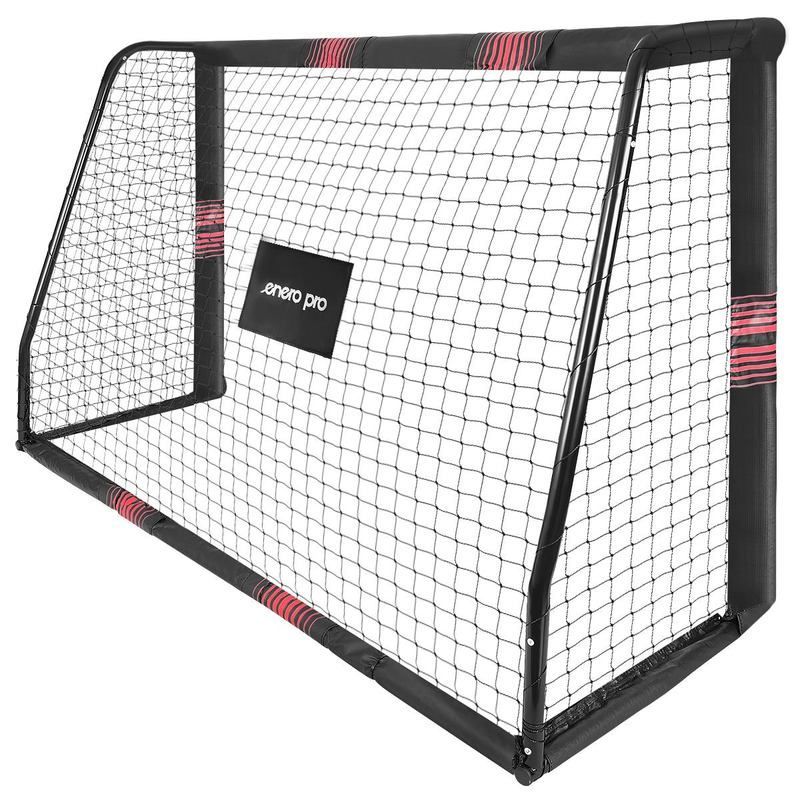 "Enero" futbolo vartai su tinklu, 180 x 120 x 60 cm + "Enero Pro" kamuolys