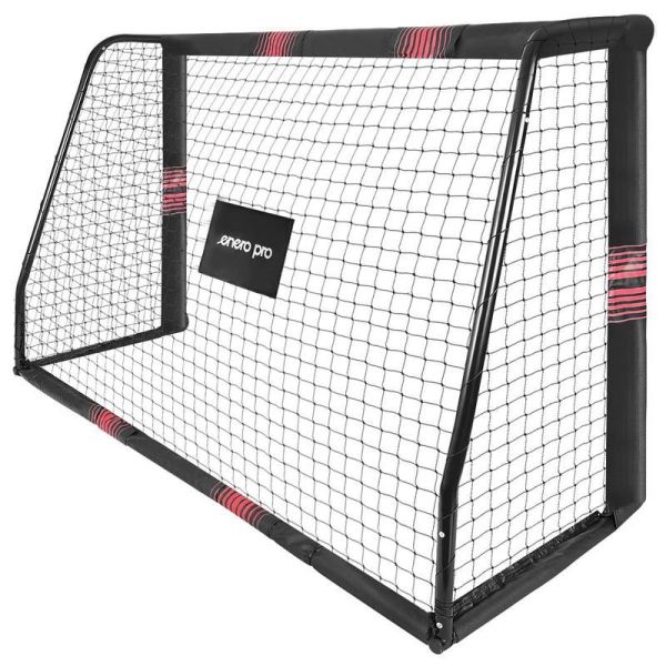 "Enero" futbolo vartai su tinklu, 180 x 120 x 60 cm + "Enero Pro" kamuolys